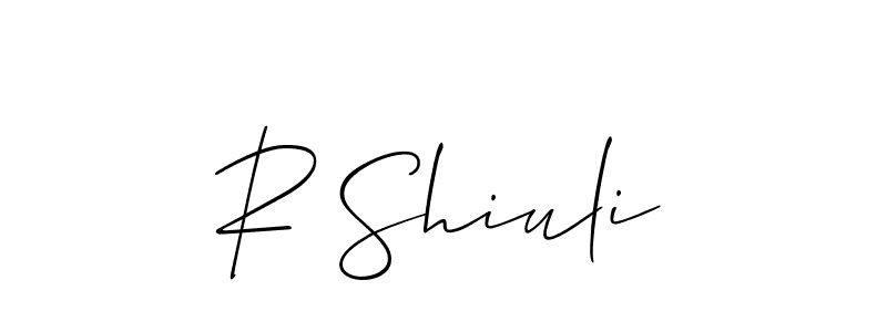 You can use this online signature creator to create a handwritten signature for the name R Shiuli. This is the best online autograph maker. R Shiuli signature style 2 images and pictures png