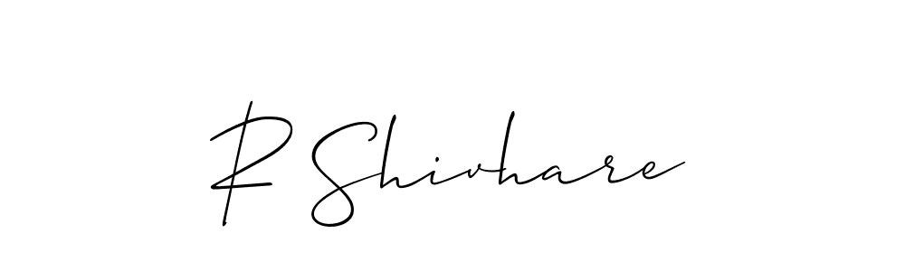 if you are searching for the best signature style for your name R Shivhare. so please give up your signature search. here we have designed multiple signature styles  using Allison_Script. R Shivhare signature style 2 images and pictures png