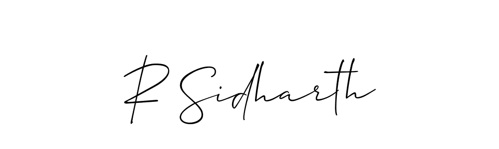 Also You can easily find your signature by using the search form. We will create R Sidharth name handwritten signature images for you free of cost using Allison_Script sign style. R Sidharth signature style 2 images and pictures png