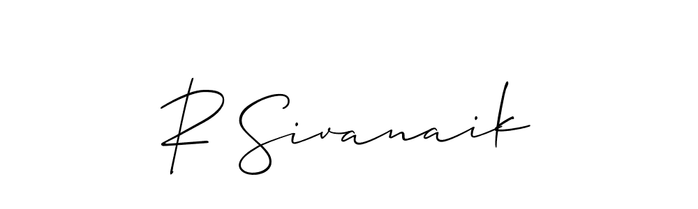 if you are searching for the best signature style for your name R Sivanaik. so please give up your signature search. here we have designed multiple signature styles  using Allison_Script. R Sivanaik signature style 2 images and pictures png