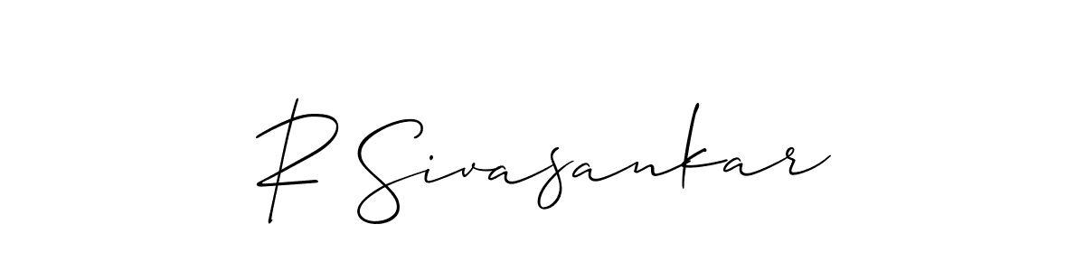 Similarly Allison_Script is the best handwritten signature design. Signature creator online .You can use it as an online autograph creator for name R Sivasankar. R Sivasankar signature style 2 images and pictures png