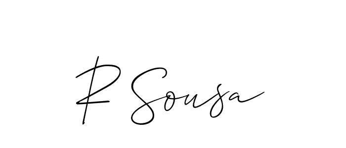 This is the best signature style for the R Sousa name. Also you like these signature font (Allison_Script). Mix name signature. R Sousa signature style 2 images and pictures png