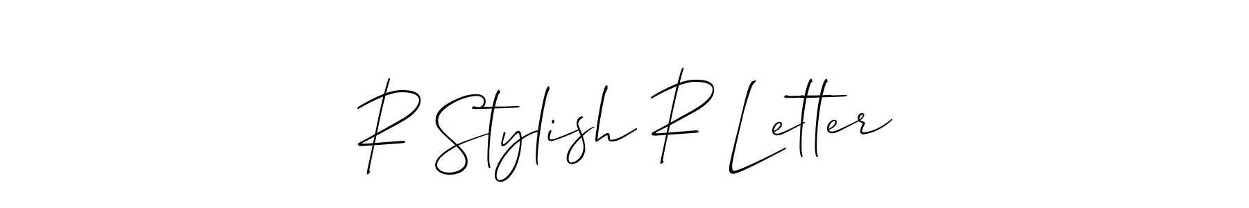 Allison_Script is a professional signature style that is perfect for those who want to add a touch of class to their signature. It is also a great choice for those who want to make their signature more unique. Get R Stylish R Letter name to fancy signature for free. R Stylish R Letter signature style 2 images and pictures png
