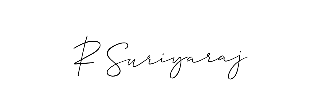 Similarly Allison_Script is the best handwritten signature design. Signature creator online .You can use it as an online autograph creator for name R Suriyaraj. R Suriyaraj signature style 2 images and pictures png