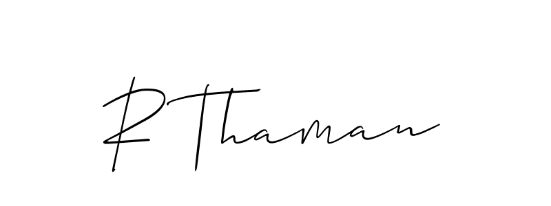 Similarly Allison_Script is the best handwritten signature design. Signature creator online .You can use it as an online autograph creator for name R Thaman. R Thaman signature style 2 images and pictures png