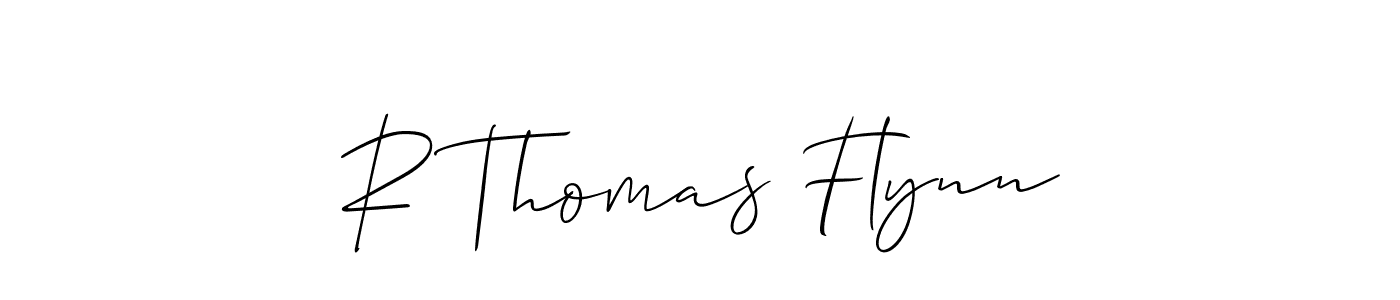 Also You can easily find your signature by using the search form. We will create R Thomas Flynn name handwritten signature images for you free of cost using Allison_Script sign style. R Thomas Flynn signature style 2 images and pictures png