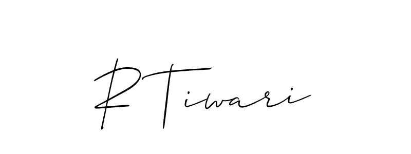 This is the best signature style for the R Tiwari name. Also you like these signature font (Allison_Script). Mix name signature. R Tiwari signature style 2 images and pictures png