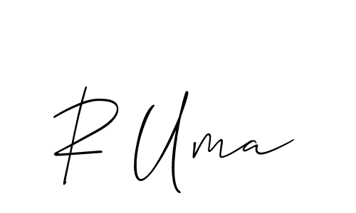 How to Draw R Uma signature style? Allison_Script is a latest design signature styles for name R Uma. R Uma signature style 2 images and pictures png