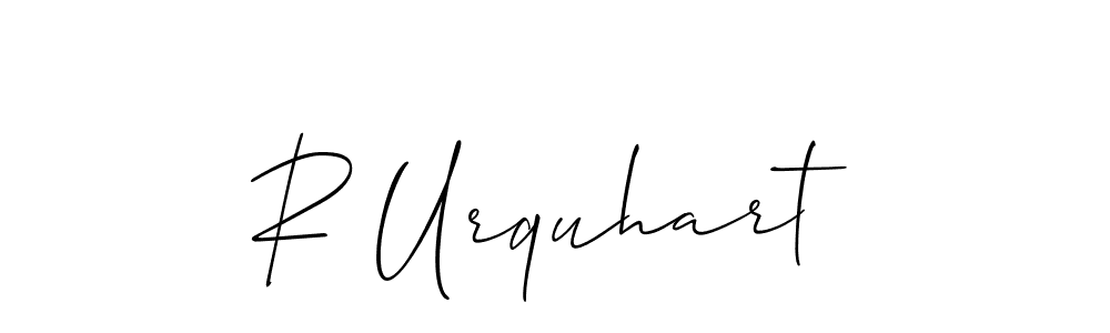 Make a short R Urquhart signature style. Manage your documents anywhere anytime using Allison_Script. Create and add eSignatures, submit forms, share and send files easily. R Urquhart signature style 2 images and pictures png