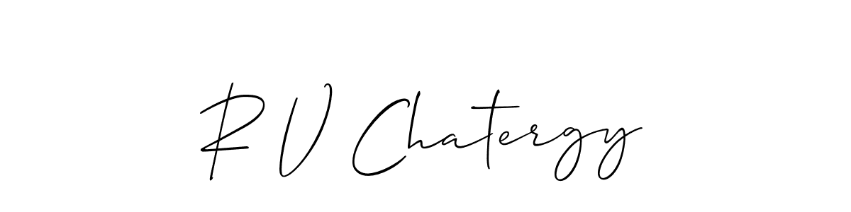 Check out images of Autograph of R V Chatergy name. Actor R V Chatergy Signature Style. Allison_Script is a professional sign style online. R V Chatergy signature style 2 images and pictures png