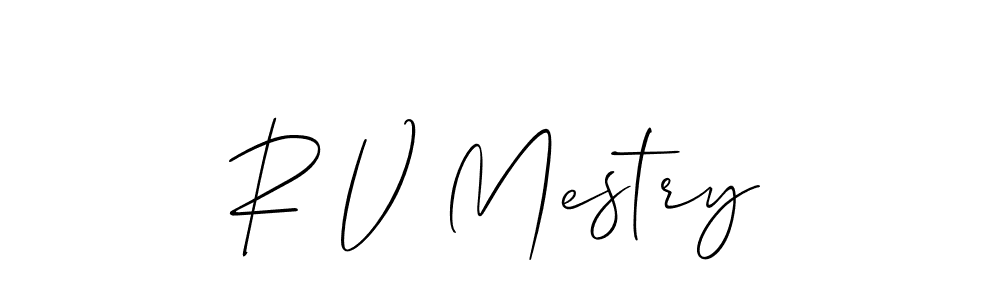 It looks lik you need a new signature style for name R V Mestry. Design unique handwritten (Allison_Script) signature with our free signature maker in just a few clicks. R V Mestry signature style 2 images and pictures png