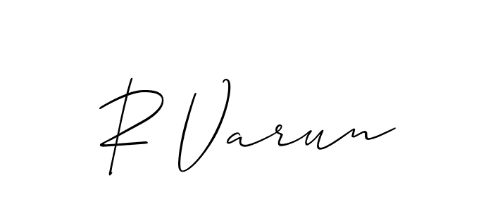 Here are the top 10 professional signature styles for the name R Varun. These are the best autograph styles you can use for your name. R Varun signature style 2 images and pictures png