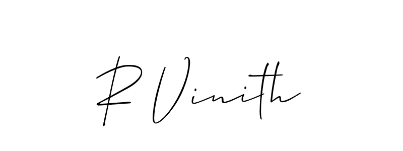 Check out images of Autograph of R Vinith name. Actor R Vinith Signature Style. Allison_Script is a professional sign style online. R Vinith signature style 2 images and pictures png