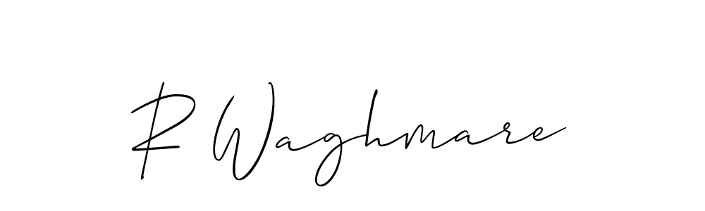 Also You can easily find your signature by using the search form. We will create R Waghmare name handwritten signature images for you free of cost using Allison_Script sign style. R Waghmare signature style 2 images and pictures png