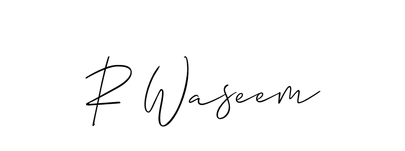 Here are the top 10 professional signature styles for the name R Waseem. These are the best autograph styles you can use for your name. R Waseem signature style 2 images and pictures png