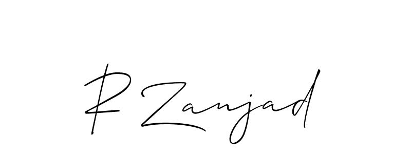 Once you've used our free online signature maker to create your best signature Allison_Script style, it's time to enjoy all of the benefits that R Zanjad name signing documents. R Zanjad signature style 2 images and pictures png