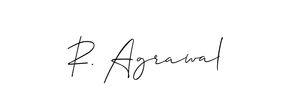 Make a short R. Agrawal signature style. Manage your documents anywhere anytime using Allison_Script. Create and add eSignatures, submit forms, share and send files easily. R. Agrawal signature style 2 images and pictures png