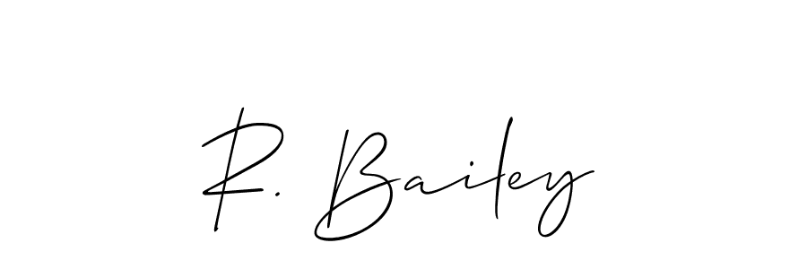 It looks lik you need a new signature style for name R. Bailey. Design unique handwritten (Allison_Script) signature with our free signature maker in just a few clicks. R. Bailey signature style 2 images and pictures png