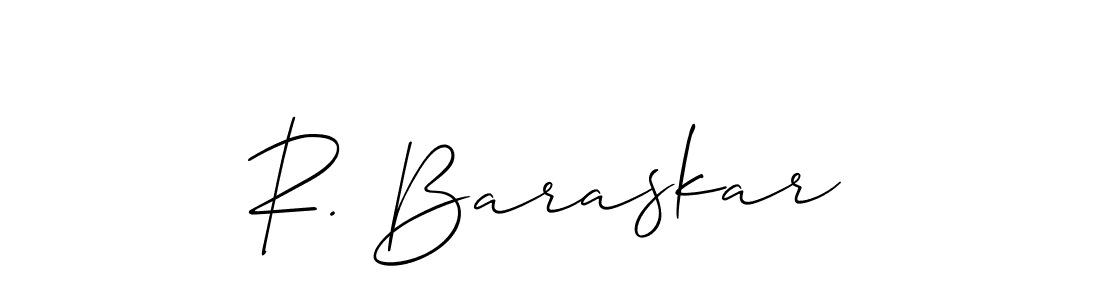 Make a beautiful signature design for name R. Baraskar. Use this online signature maker to create a handwritten signature for free. R. Baraskar signature style 2 images and pictures png