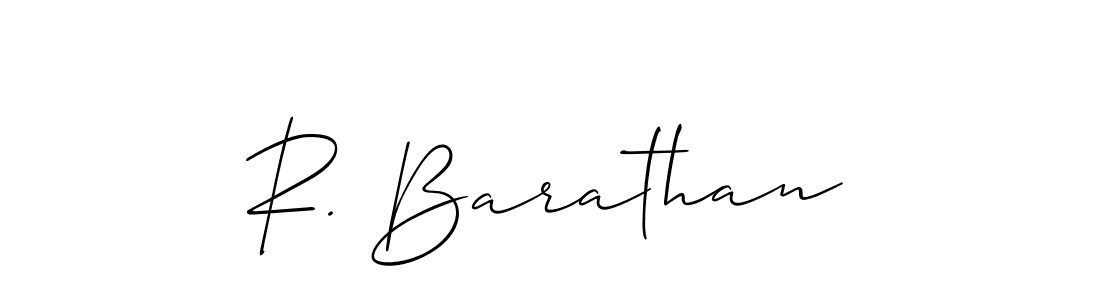 Best and Professional Signature Style for R. Barathan. Allison_Script Best Signature Style Collection. R. Barathan signature style 2 images and pictures png