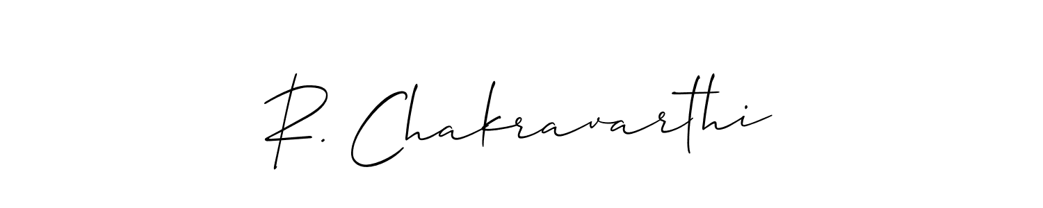 Make a beautiful signature design for name R. Chakravarthi. Use this online signature maker to create a handwritten signature for free. R. Chakravarthi signature style 2 images and pictures png