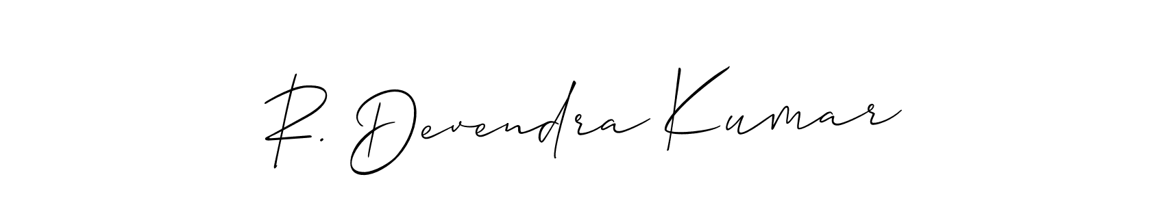 Once you've used our free online signature maker to create your best signature Allison_Script style, it's time to enjoy all of the benefits that R. Devendra Kumar name signing documents. R. Devendra Kumar signature style 2 images and pictures png