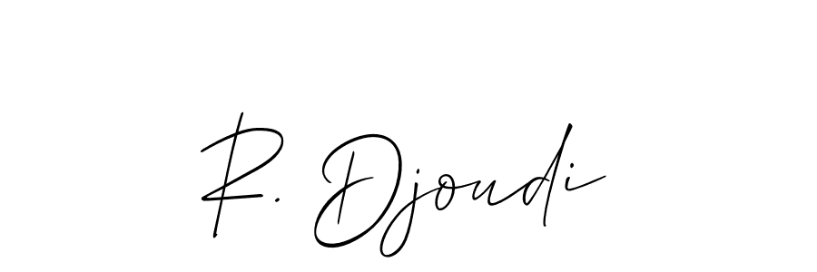 You can use this online signature creator to create a handwritten signature for the name R. Djoudi. This is the best online autograph maker. R. Djoudi signature style 2 images and pictures png