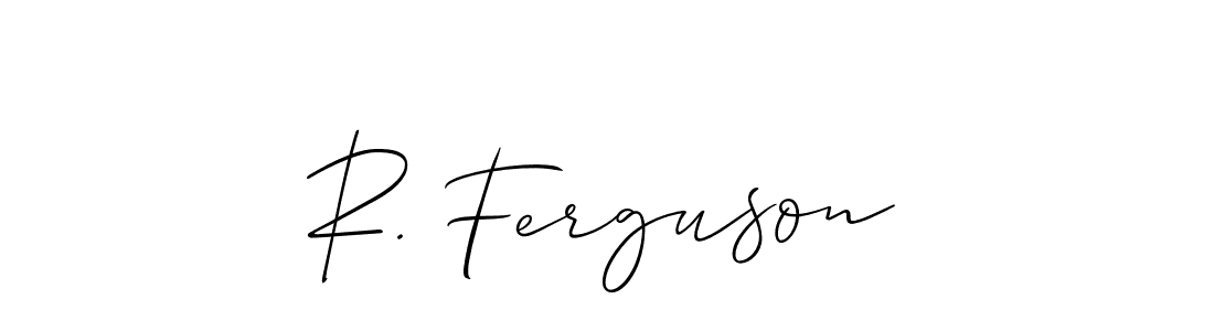 Check out images of Autograph of R. Ferguson name. Actor R. Ferguson Signature Style. Allison_Script is a professional sign style online. R. Ferguson signature style 2 images and pictures png