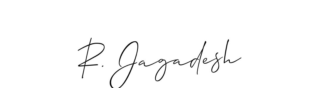 R. Jagadesh stylish signature style. Best Handwritten Sign (Allison_Script) for my name. Handwritten Signature Collection Ideas for my name R. Jagadesh. R. Jagadesh signature style 2 images and pictures png