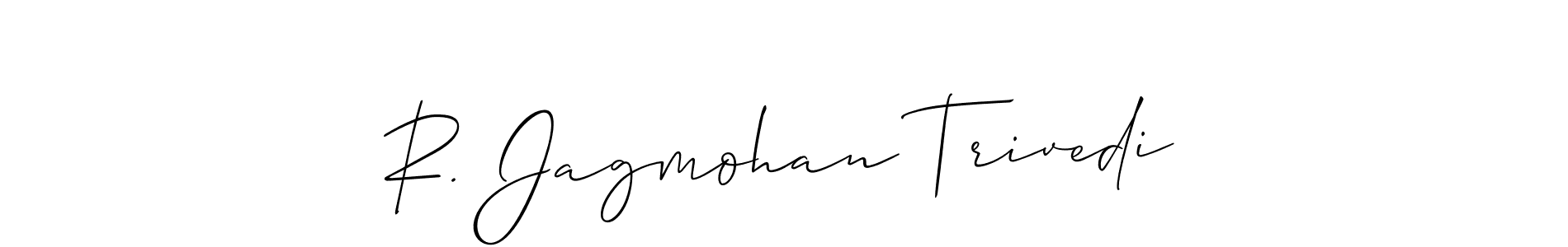 Once you've used our free online signature maker to create your best signature Allison_Script style, it's time to enjoy all of the benefits that R. Jagmohan Trivedi name signing documents. R. Jagmohan Trivedi signature style 2 images and pictures png