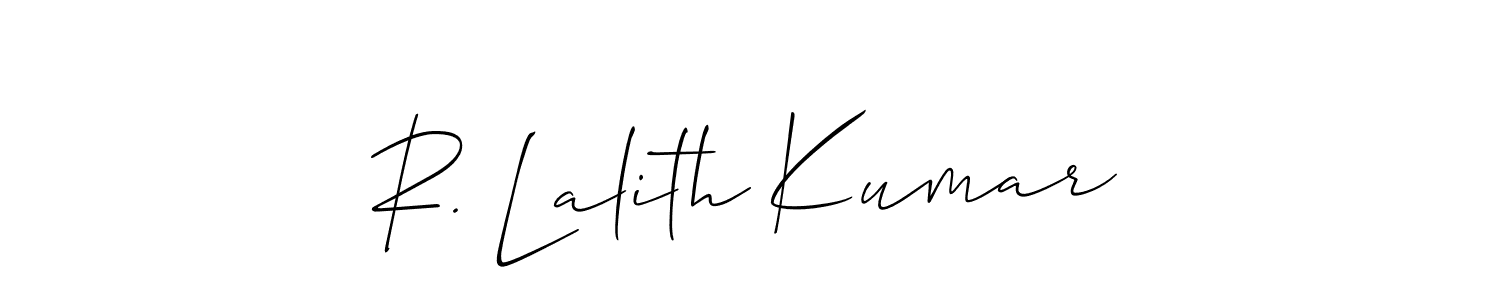See photos of R. Lalith Kumar official signature by Spectra . Check more albums & portfolios. Read reviews & check more about Allison_Script font. R. Lalith Kumar signature style 2 images and pictures png