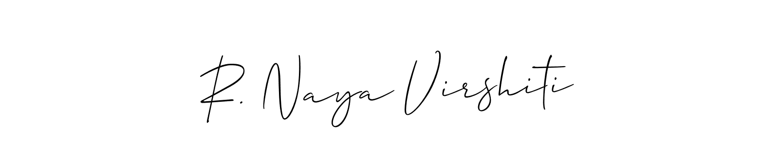 Here are the top 10 professional signature styles for the name R. Naya Virshiti. These are the best autograph styles you can use for your name. R. Naya Virshiti signature style 2 images and pictures png