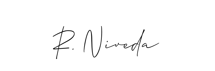 Here are the top 10 professional signature styles for the name R. Niveda. These are the best autograph styles you can use for your name. R. Niveda signature style 2 images and pictures png