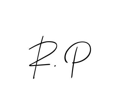 The best way (Allison_Script) to make a short signature is to pick only two or three words in your name. The name R. P include a total of six letters. For converting this name. R. P signature style 2 images and pictures png