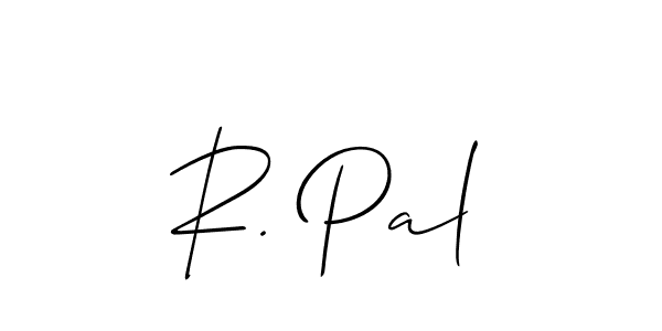 You should practise on your own different ways (Allison_Script) to write your name (R. Pal) in signature. don't let someone else do it for you. R. Pal signature style 2 images and pictures png