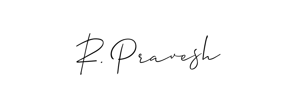 You can use this online signature creator to create a handwritten signature for the name R. Pravesh. This is the best online autograph maker. R. Pravesh signature style 2 images and pictures png