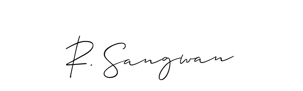 Check out images of Autograph of R. Sangwan name. Actor R. Sangwan Signature Style. Allison_Script is a professional sign style online. R. Sangwan signature style 2 images and pictures png