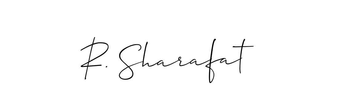 See photos of R. Sharafat official signature by Spectra . Check more albums & portfolios. Read reviews & check more about Allison_Script font. R. Sharafat signature style 2 images and pictures png