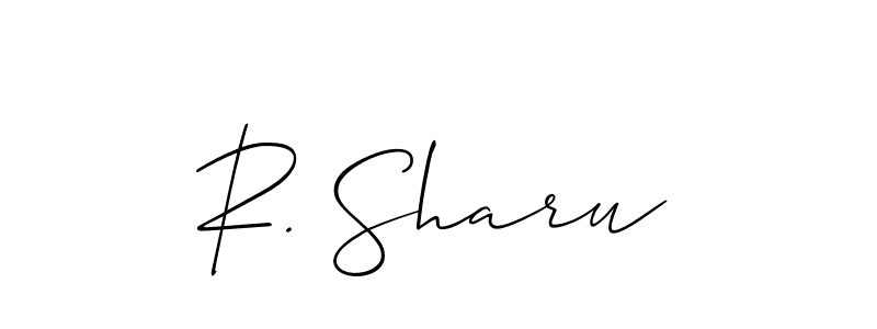 Here are the top 10 professional signature styles for the name R. Sharu. These are the best autograph styles you can use for your name. R. Sharu signature style 2 images and pictures png