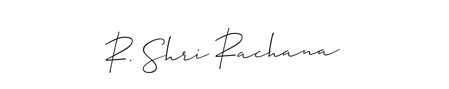 This is the best signature style for the R. Shri Rachana name. Also you like these signature font (Allison_Script). Mix name signature. R. Shri Rachana signature style 2 images and pictures png