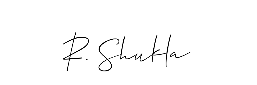 Similarly Allison_Script is the best handwritten signature design. Signature creator online .You can use it as an online autograph creator for name R. Shukla. R. Shukla signature style 2 images and pictures png