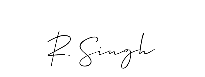 R. Singh stylish signature style. Best Handwritten Sign (Allison_Script) for my name. Handwritten Signature Collection Ideas for my name R. Singh. R. Singh signature style 2 images and pictures png