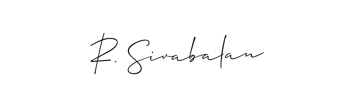 R. Sivabalan stylish signature style. Best Handwritten Sign (Allison_Script) for my name. Handwritten Signature Collection Ideas for my name R. Sivabalan. R. Sivabalan signature style 2 images and pictures png
