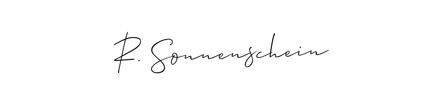 Make a beautiful signature design for name R. Sonnenschein. Use this online signature maker to create a handwritten signature for free. R. Sonnenschein signature style 2 images and pictures png