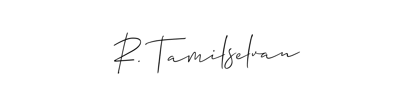 Here are the top 10 professional signature styles for the name R. Tamilselvan. These are the best autograph styles you can use for your name. R. Tamilselvan signature style 2 images and pictures png