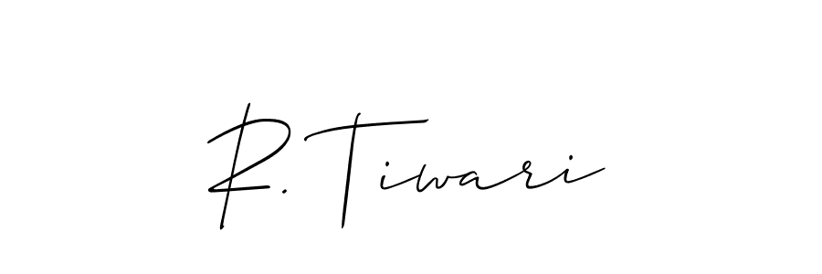 R. Tiwari stylish signature style. Best Handwritten Sign (Allison_Script) for my name. Handwritten Signature Collection Ideas for my name R. Tiwari. R. Tiwari signature style 2 images and pictures png