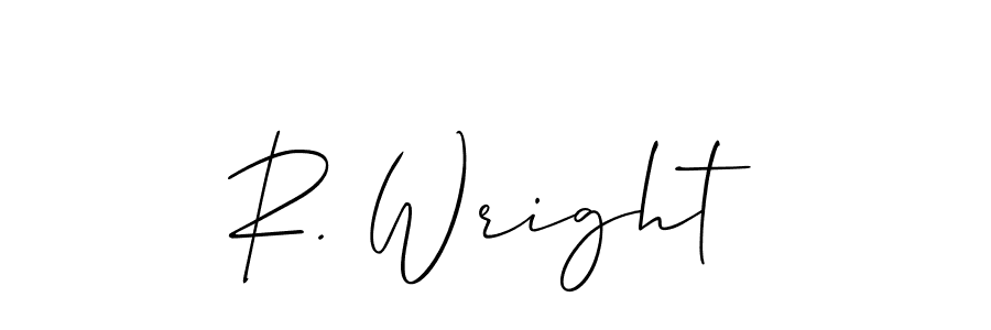 if you are searching for the best signature style for your name R. Wright. so please give up your signature search. here we have designed multiple signature styles  using Allison_Script. R. Wright signature style 2 images and pictures png