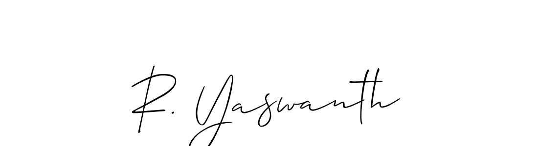 Best and Professional Signature Style for R. Yaswanth. Allison_Script Best Signature Style Collection. R. Yaswanth signature style 2 images and pictures png