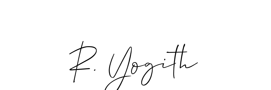 Make a beautiful signature design for name R. Yogith. Use this online signature maker to create a handwritten signature for free. R. Yogith signature style 2 images and pictures png