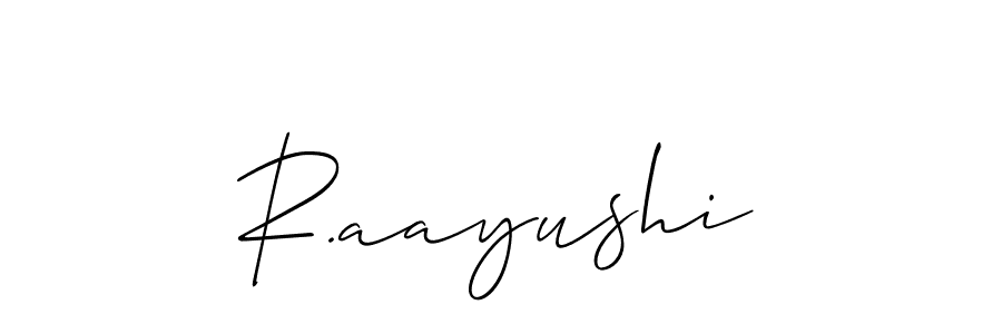 You can use this online signature creator to create a handwritten signature for the name R.aayushi. This is the best online autograph maker. R.aayushi signature style 2 images and pictures png